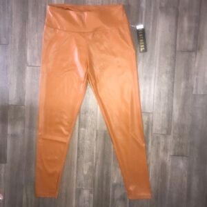 NWT Faux Leather Stretch Leggings